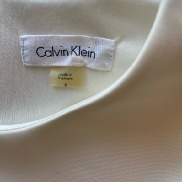 Calvin Klein Size 6 Dress - Knee Length, Color Block - Picture 3 of 3
